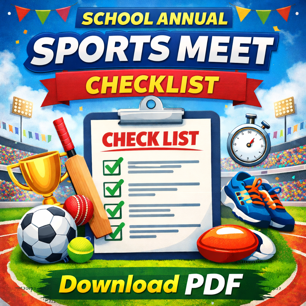 School Annual Sports Meet – Complete Checklist (Tamil)